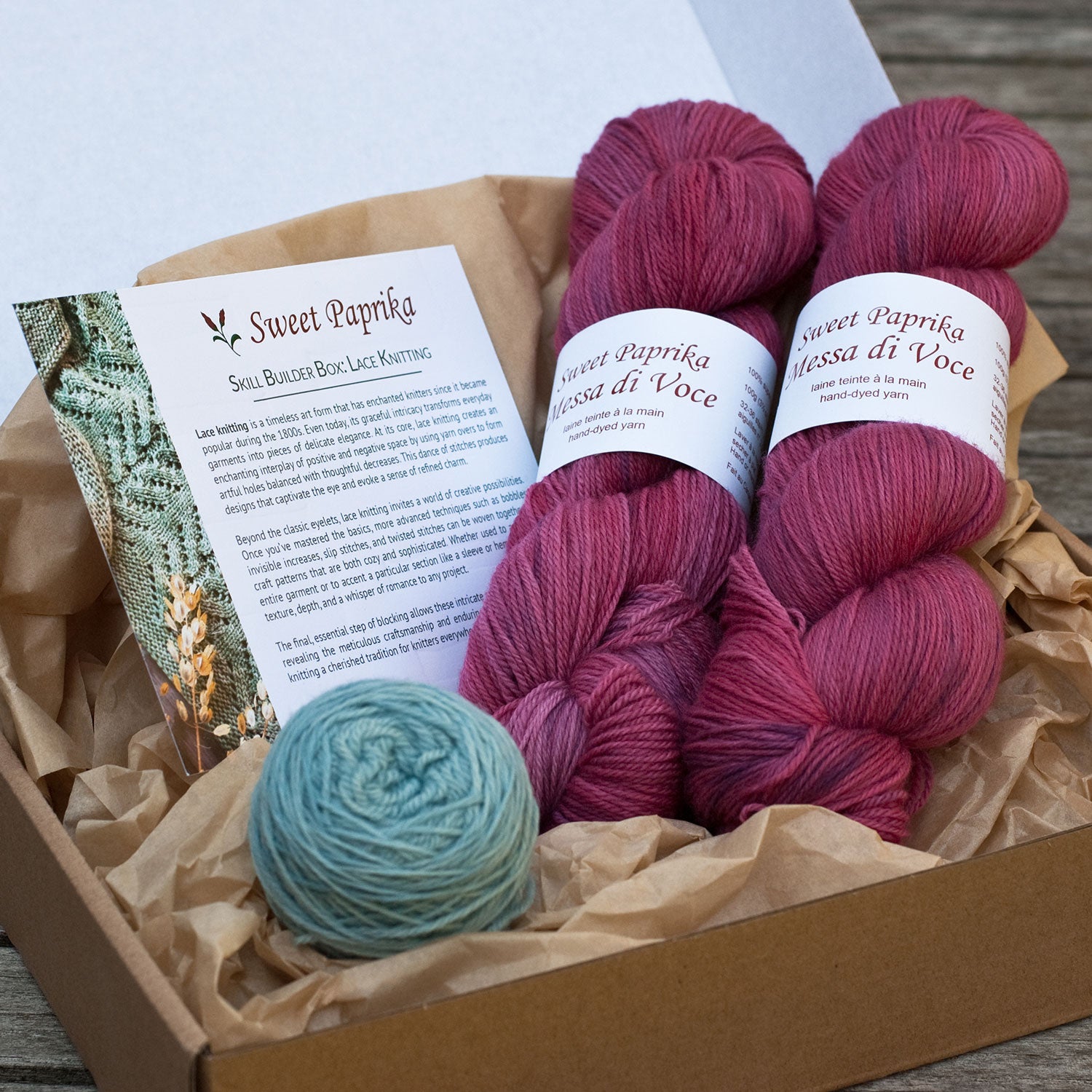 Lace Knitting Box