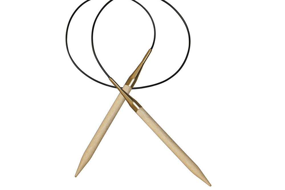 16" (40cm) Basix circular wooden needles